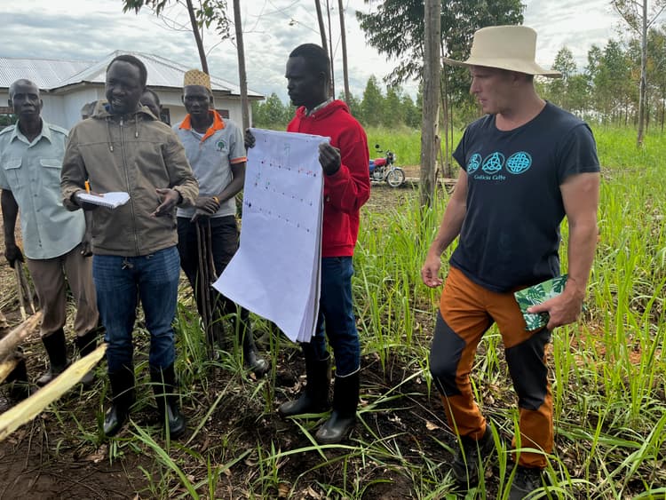 <p>Mapping out the reforestation implementation plan</p>